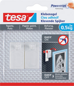 Klevende spijker Tesa behang en pleisterwerk 0.5kg | 8 stuks