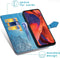 iMoshion Hoesje Geschikt voor Oppo A73 (5G) Hoesje Met Pasjeshouder - iMoshion Mandala Bookcase - Turquoise