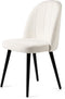 Eetkamerstoel Mimi luxery - Off white | BY-OLAF (set van 2)