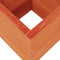 vidaXL - Plantenbak - 40x40x46 - cm - massief - grenenhout - wasbruin