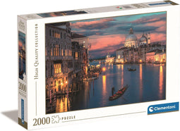 Clementoni - Puzzel 2000 Stukjes - The Magnificent Grand Canal - Multikleur
