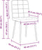 vidaXL - Eetkamerstoelen - 2 - st - fluweel - donkergroen