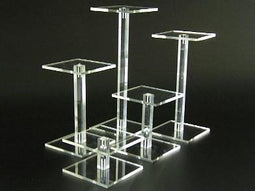 Klika - Acryl-schoenstandaard-set 7x7cm 5-10-15