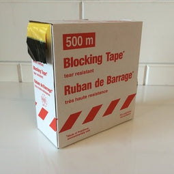 Klika - Afbakeningslint 500 m x 7cm geel/zwart - 6 stuks