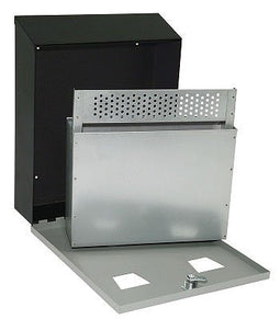 Klika - Asbak wandmodel grijs/zwart binnen uitv.