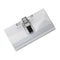Klika - Badge transp knijper speld 74x40 mm 24st