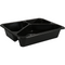 Klika - Bak | PP | 3-vaks | menubak | 227x178x49mm | zwart | 50 stuks