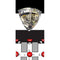 Klika - Bewakingsspiegel 1/4 halve bol 80 cm