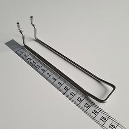 Klika - Boardhaak dubbel 140 mm 3.4mm 25/30mm - 8 stuks