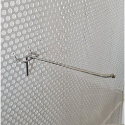 Klika - Boardhaak enkel 140 mm 3.4mm breed 30mm - 6 stuks