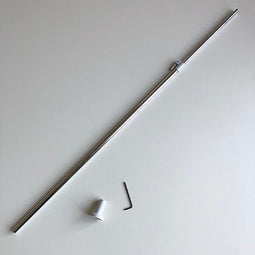 Klika - Buis chroom verstelbaar 60-120cm - 10 stuks