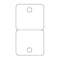 Klika - Byoux-kaartje type 16 - bxh 60x110 mm