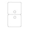 Klika - Byoux-kaartje type 22 - bxh 60x110 mm - 10 stuks