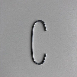 Klika - C-draadhaak 60 mm 100 stuks - 14 stuks