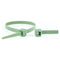 Klika - Cable-ties 200x4.8 mm PP 100 stuks groen - 40 stuks