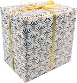 Klika - Cadeaupapier | 50cm | 200m | 80gr/m² | Wave | goud