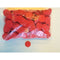 Klika - Consumptiemunten rood met ster 500 stuks