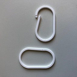 Klika - Displayring wit ovaal 50mm 100 stuks - 10 stuks