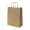Klika - Draagtas papier - bruin - afm 24x12x31cm
