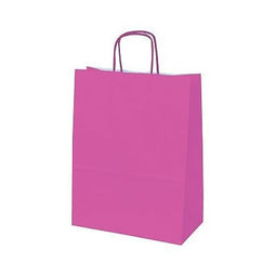 Klika - Draagtas papier - fuchsia -afm 18x8x24cm
