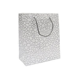 Klika - Draagtas papier - grind - afm 19x10x23cm - 8 stuks