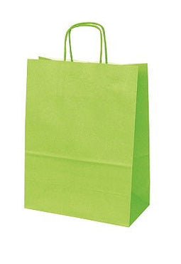 Klika - Draagtas papier - lime - afm 32x12x41cm