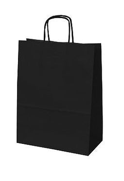 Klika - Draagtas papier - zwart - afm 46x16x49cm