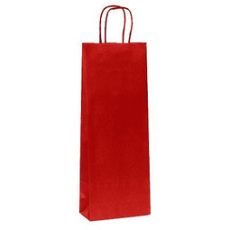 Klika - Draagtas voor fles - rood - 14x8x39 - 9 stuks