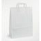 Klika - Draagtassen wit kraft 22/10x28cm 250st - 3 stuks