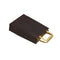 Klika - Draagtassen zwart kraft 22/11x36 250st - 2 stuks