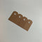 Klika - Eco-brown labels 25x50 mm / nr. 0 1000st - 8 stuks