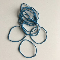 Klika - Elastiekjes breed 1,5mm nr.16 blauw100g - 40 stuks