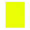 Klika - Etalagekarton 48x68 cm fluor geel 380gr.