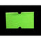 Klika - Etiket 2112 fl.groen perm gat 50000Hallo - 3 stuks