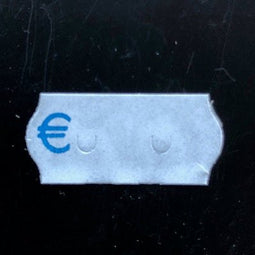 Klika - Etiket 2612 afneemb wit/blauw € 54.000 - 3 stuks
