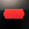 Klika - Etiket 2612 fluor rood perm zekerheidsst - 2 stuks