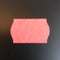 Klika - Etiket 2616 licht-rood perm 2-slit golf - 2 stuks