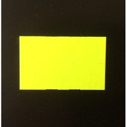 Klika - Etiket 2616 rechthoek fluor geel semi-pe - 3 stuks