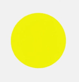 Klika - Etiket 32 mm rond fluor geel 1000 rol