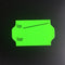 Klika - Etiket 3219 fluor groen afnm. Van Voor - 2 stuks