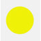 Klika - Etiket 35 mm rond fluor geel 1000 rol