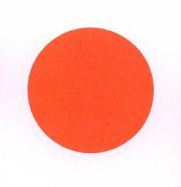 Klika - Etiket 35 mm rond fluor rood afneembaar