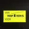Klika - Etiket 3719 TOP 1 TOYS Van Voor fl.geel - 2 stuks