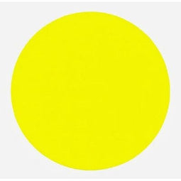 Klika - Etiket 50 mm rond fluor geel 1000 rol