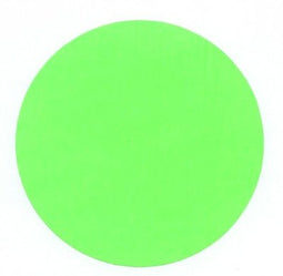 Klika - Etiket 65 mm rond fluor groen 1000 rol - 9 stuks