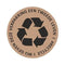 Klika - Etiket bruin 60mm #RECYCLE 250 stuks
