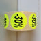 Klika - Etiket fluor geel 35mm 30% korting 1000