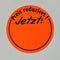 Klika - Etiket fluor rood 35mm JETZT: - 20 stuks
