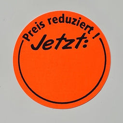Klika - Etiket fluor rood 35mm JETZT: