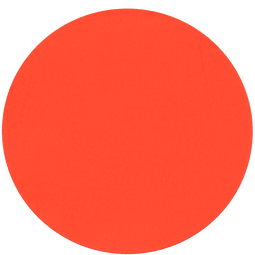 Klika - Etiket | Reclame-etiket | papier | permanent | ∅62mm | fluor/rood | rol à 1500 stuks